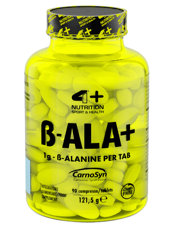 4+ B-ALANINE + 121,5 G CPS 90
1 g- B-ALANINE PER TAB