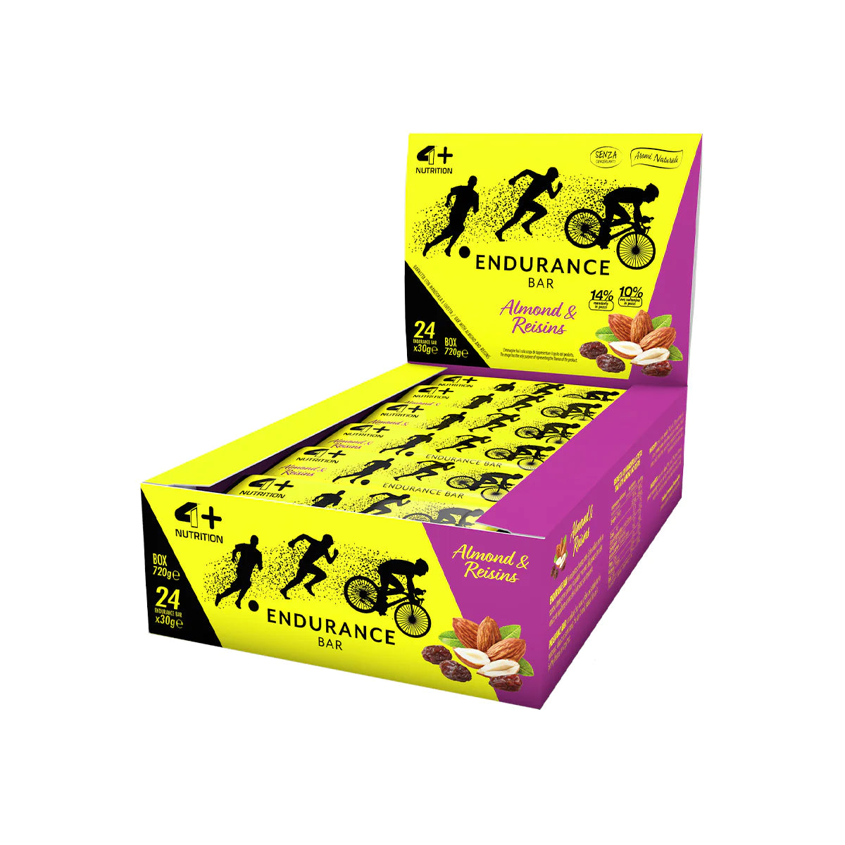 4+ ENDURANCE BAR ALMOND&REISINS DA 30 G
