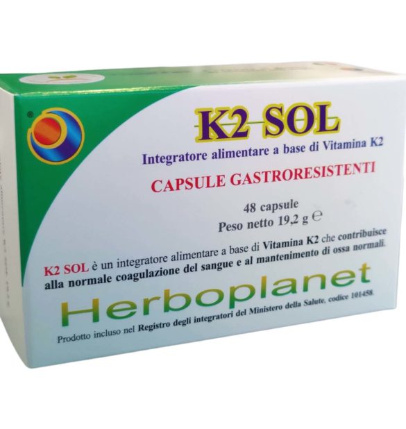 K 2 SOL 48 CPS 19,2 G
CAPSULE GASTRORESISTENTI