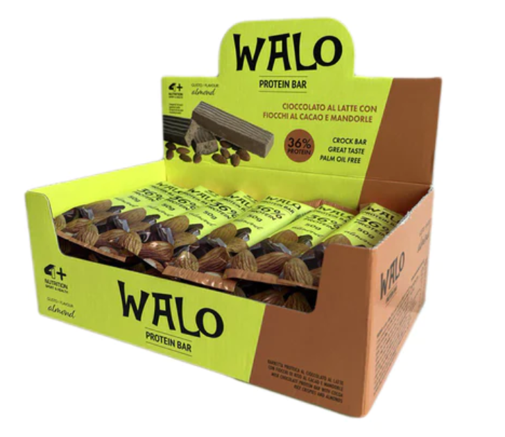 4+ WALO CROCK BAR 30 PZ MANDORLA
