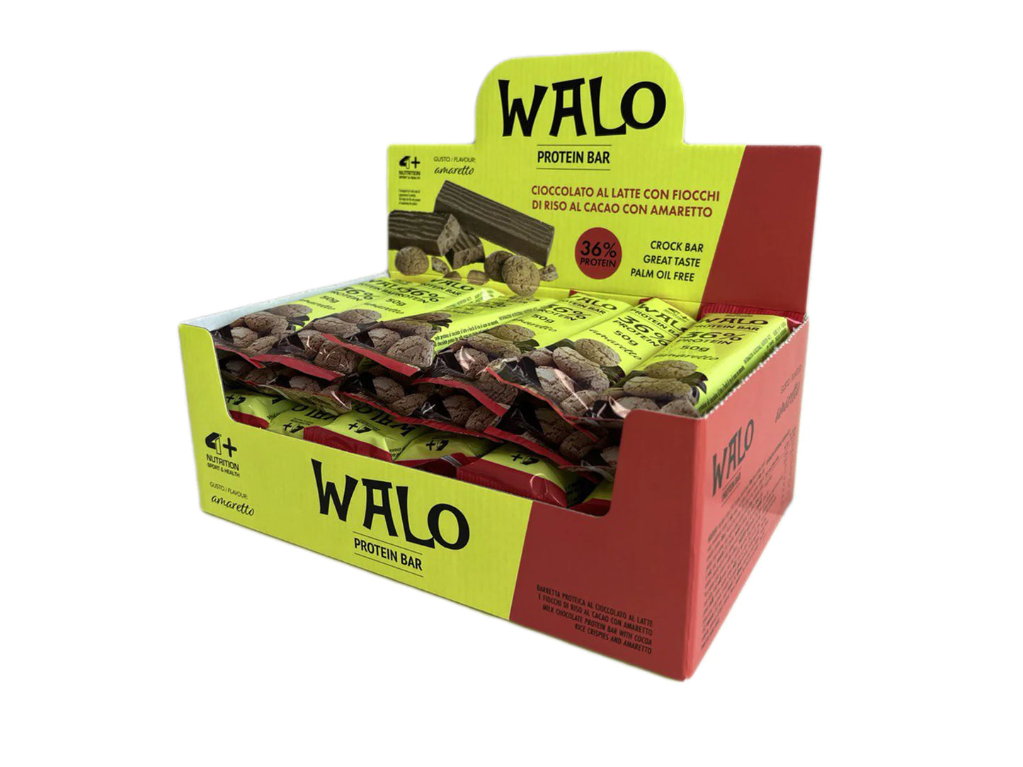 4+ WALO CROCK BAR 30 PZ AMARETTO