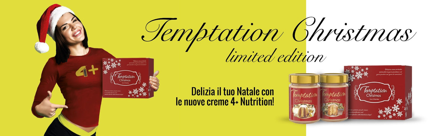 4+ TEMPTATION CHRISTMAS 1 CREAMY PANETTONE + 1 CREAMY PANDORO G 300 + 300