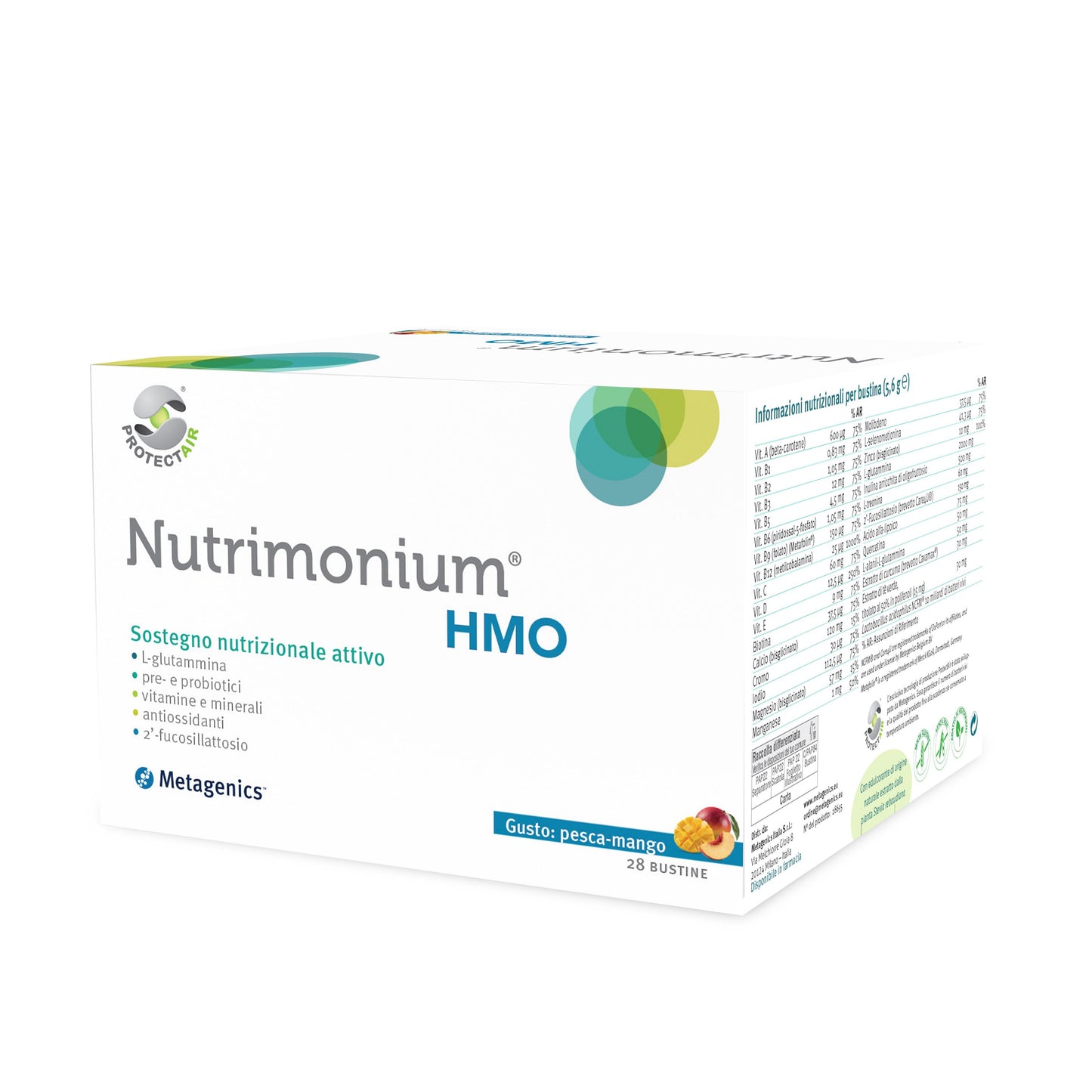 NUTRIMONIUM HMO ITA 28 BUSTINE PESCA-MANGO