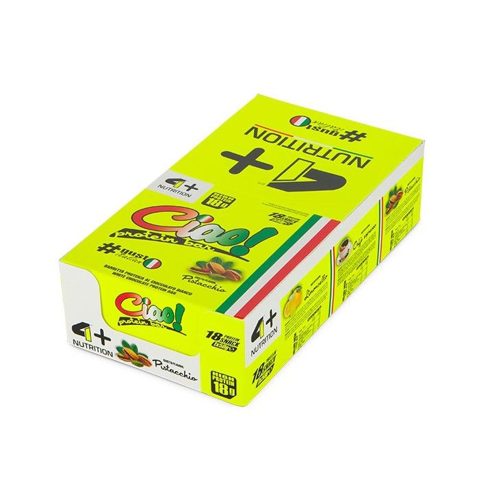 4+ CIAO BAR 18 PZ PISTACCHIO DA 50G