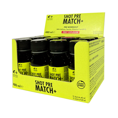 4+ SHOT LIQUIDO PRE MATCH+ 12X40 ML