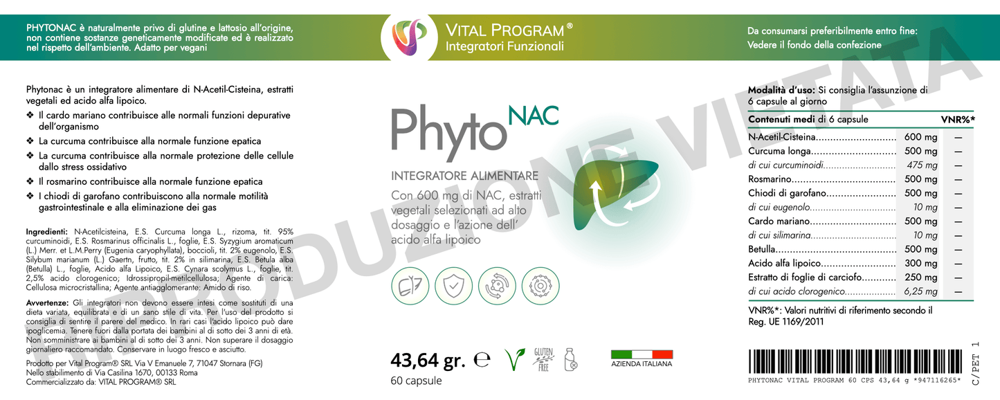 PHYTO NAC 60 CPS