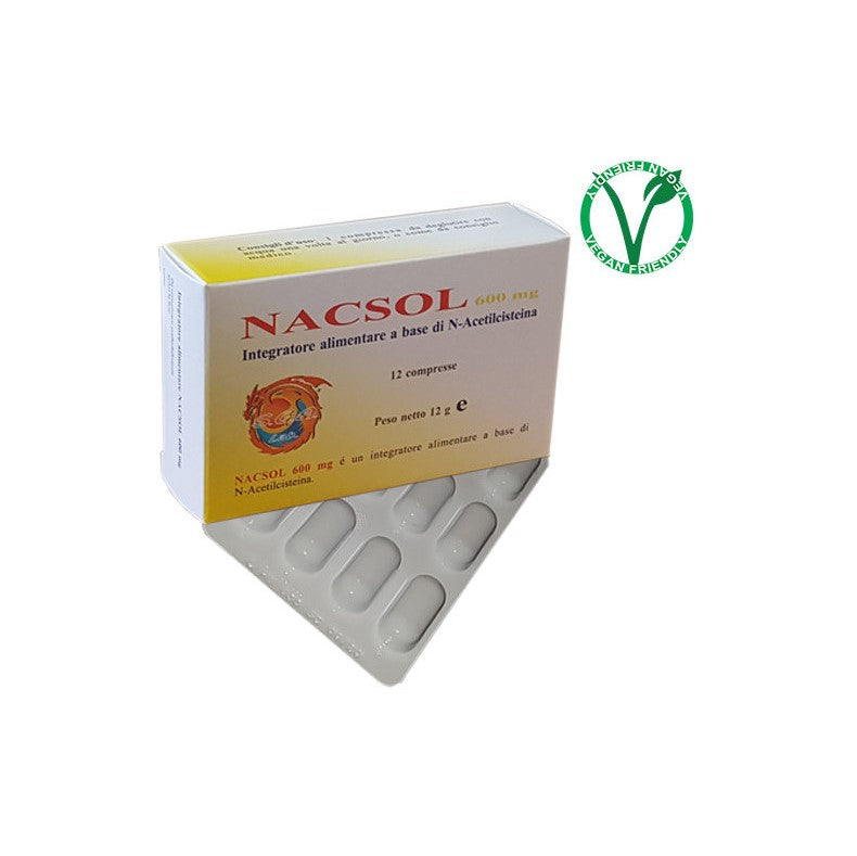 NACSOL 600MG 12G 12 CPR BLISTER